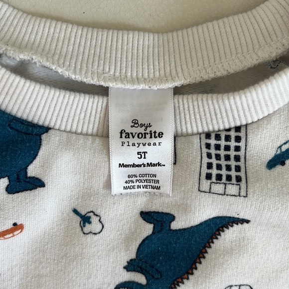 Boy dinosaur rawr long sleeve - Picture 2 of 3